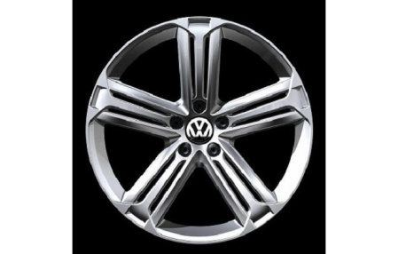 Диск литой R19 VAG дизайн Talladega Brillantchrom для VW Golf V, Golf V GTI, Golf VI, Golf VI GTI, Golf Plus 2005-2008, Golf Plus 2009-н.в., Jetta V 2006-2010, Jetta VI 2011-н.в.
