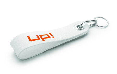 Брелок для ключей Volkswagen up! белый/оранжевый