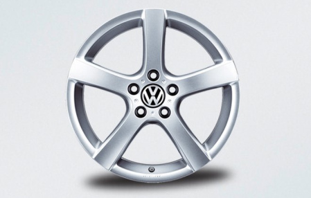 Диск литой R17 VAG дизайн Goal Brillantsilber для VW Bora IV, Golf IV, Beetle 1999-2005, Beetle 2006-2010, Polo IV 2002-2005, Polo IV 2005-2010