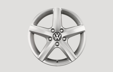 Диск литой R15 VAG дизайн Aspen Brillantsilber для VW Golf VII
