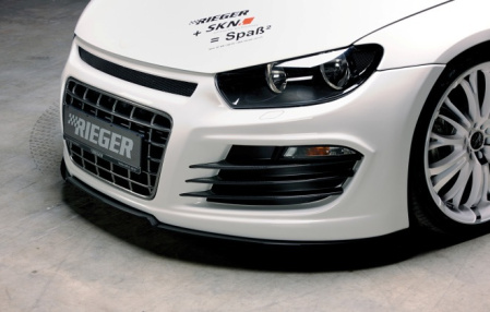 Сплиттер переднего бампера VW Scirocco 2008-2014