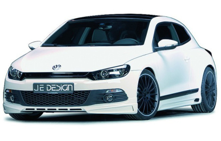Накладка на бампер передний VW Scirocco 2008-2014