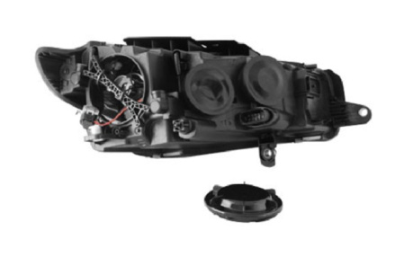 Передняя оптика VW Passat CC 2008-2011 с дневными ходовыми огнями хром