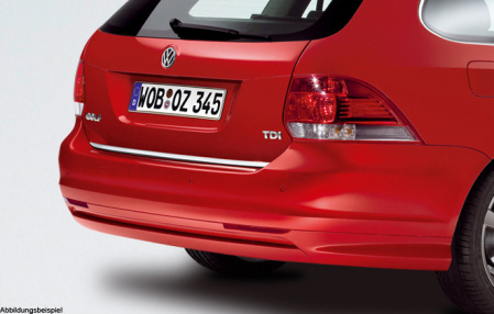 Диффузор заднего бампера VW Golf V Variant, Golf VI Variant, Jetta V 2006-2010 для автомобилей с глушителем слева