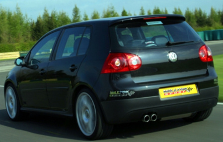 Комплект выхлопной системы VW Golf V GT TSI 1.4 170 л.с. без резонатора (громкий звук)