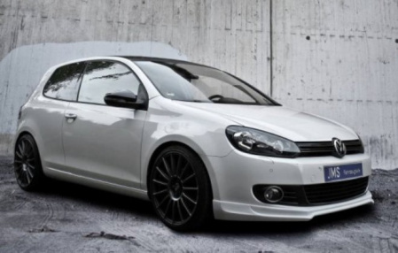 Накладка на бампер передний VW Golf VI в стиле Exclusiv Line