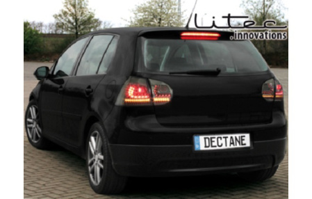 Задние фонари VW Golf V светодиодные дым