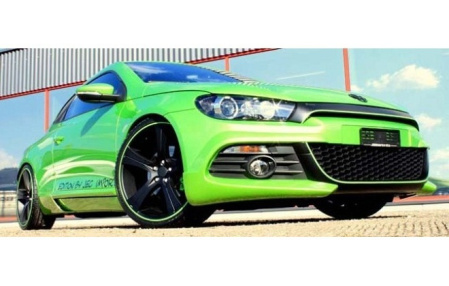 Накладка на бампер передний VW Scirocco 2008-2014