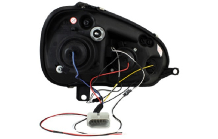 Передняя оптика VW Golf V, Jetta V 2006-2010 хром